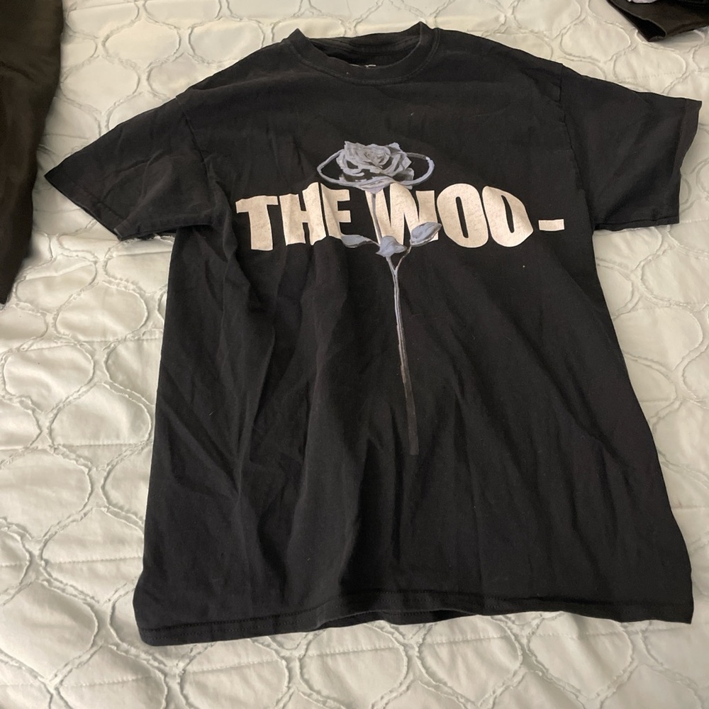Black Graphic Tee vlone the woo
